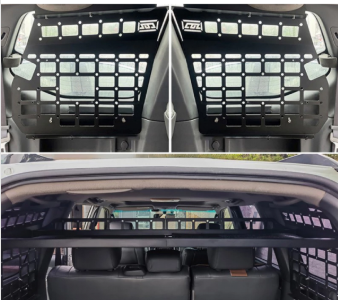 GRILLE TOYOTA KDJ120-Panneaux molle rigide aluminium pour Toyota KDJ120
