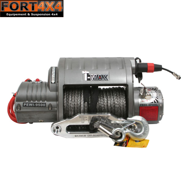TREUIL T- MAX ATW 4500 (2040KG) 12V PRO SERIES (CORDE SYNTHETIQUE)